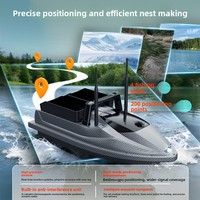 Bateau de pêche intelligent V600Pro avec GPS et télécommande, grande capacité de charge, équipement de pêche extérieur et sondeur de poissons, vente en gros