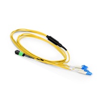Cable de Fibra Óptica MPO-Buchse a LC-UPC de 8 y 12 Núcleos, Dúplex LC, Monomodo, con Conector Fanout MTP, Cable Troncal LWL