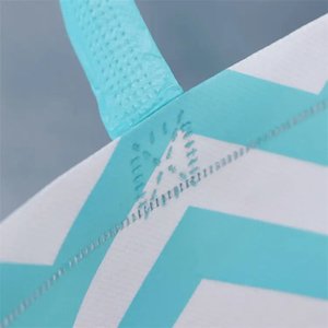 Sac isotherme personnalisé, sac isotherme imperméable, sac de shopping pliable en PP laminé non tissé avec logos - Product Image 2