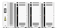 Système de micro-réseau solaire-hybride NBPS NB+ 390kW/783kWh LiFePO4 avec commutation transparente (STS) et cellule active à refroidissement liquide