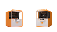 Distributeur automatique de café robotisé extérieur avec refroidissement thermoélectrique et capacité de 150 à 200 pièces
