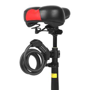 ตัวล็อคโซ่แบบพกพาขนาด1.8เมตรสำหรับรถมอเตอร์ไซค์ไฟฟ้าสกู๊ตเตอร์ไฟฟ้า5หลักชิ้นส่วนเพื่อความปลอดภัยกลางแจ้ง - Product Image 6