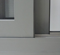 Fenêtres coulissantes en aluminium de haute qualité, design de fenêtres de luxe avec moustiquaire