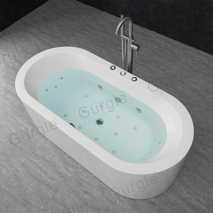<span class=keywords><strong>Baignoire</strong></span> spa autoportante en acrylique blanc Offre Spéciale de 1.7m, jets d'air, <span class=keywords><strong>baignoire</strong></span> à remous de massage intérieur - Product Image 2