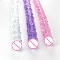Consolador realista de 46mm, Sexo Anal, consolador extremadamente suave, juguete sexual para principiantes realista, consolador de gelatina, punto G, Juguetes sexuales para adultos para mujeres