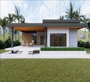 Norme européenne 108m2 maison préfabriquée à un étage 2 chambres Villa individuelle moderne en <span class=keywords><strong>Espagne</strong></span> - Product Image 2