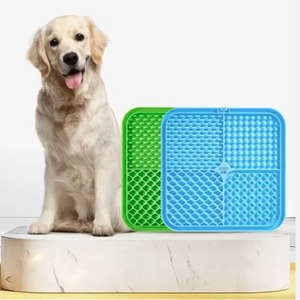 Pet Lick Silicone Mat <b>Dogs</b> Pet Slow Food Plate for <b>Dog</b> <b>Bathing</b> Distraction Silicone <b>Dog</b> Sucker Food Training <b>Dog</b> Feeder Supplies - Product Image 4
