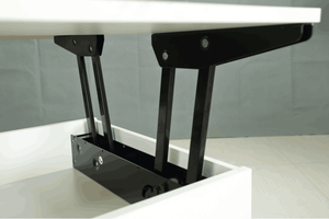 De Madera moderno de elevación superior plegable doble mesa de café - Product Image 4