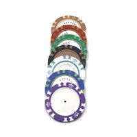 Marqueur de balle de golf personnalisé avec logo, type jeton de poker, vierge