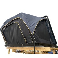 Tente de toit Zentopia en aluminium robuste, imperméable quatre saisons, pliable, tente de toit rigide pour voiture, abri de camping tout-terrain 4x4