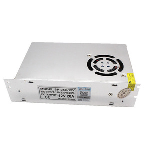 แหล่งจ่ายไฟแบบสวิตชิ่ง 12V 20A 250W แบบเอาต์พุตเดี่ยว พร้อมพัดลมระบายความร้อน สำหรับอุปกรณ์อุตสาหกรรม - Product Image 3