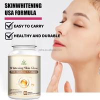 Pilules éclaircissantes pour la peau, complément alimentaire à base de plantes, glutathion, vitamine C, collagène, capsules de vitamines liposomales pour le soin et l'éclaircissement de la peau