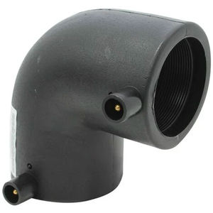 Acoplador de electrofusión de gas PE 100-S5 de alta presión Curva de 90 ° Ø 63 Accesorio de compresión de plástico suave para riego químico - Product Image 3