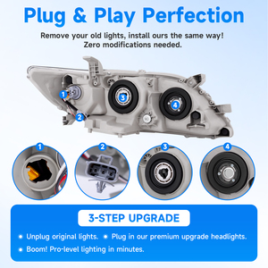 Оптовая продажа светодиодных фар напрямую с завода для Toyota Camry 2007-2009 годов выпуска - Product Image 4