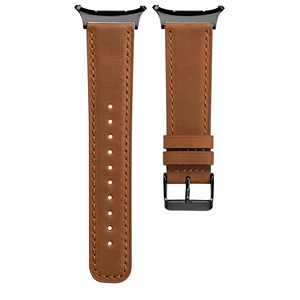 Bracelet de remplacement élégant en cuir véritable CM, souple et respirant pour Galaxy <span class=keywords><strong>Watch7</strong></span> Ultra 47 mm - Product Image 1