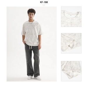 เสื้อยืดวินเทจสำหรับผู้ชายผ้าคอตตอนไซส์ใหญ่พิเศษสำหรับสตรีทแวร์ผ้าคอตตอน330 GSM ไซส์ใหญ่พิเศษพิมพ์ลายไม่ซ้ำใคร - Product Image 2