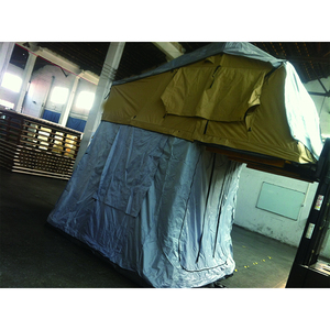 <span class=keywords><strong>Camping</strong></span> en plein air 4x4 Offroad voiture Pliable Coque rigide Tente de toit en aluminium pour voiture - Product Image 5