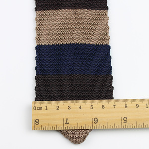 Mới dệt kim đan giải trí tam giác sọc quan hệ bình thường sắc nét góc quan hệ cổ người đàn ông cổ điển dệt thiết kế cravat - Product Image 3