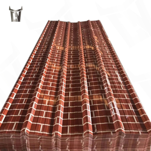 Acero Bull Alu-zinc Color recubierto de largo alcance Hoja de techo de aluminio Bobina 0,4mm 0,5mm Hoja de techo de acero corrugado galvanizado - Product Image 1
