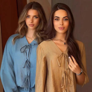 Conjunto de <span class=keywords><strong>Blazer</strong></span> y Falda Midi de Cintura Alta con Efecto Adelgazante, Estilo de Moda para Principios de Otoño <span class=keywords><strong>H</strong></span>-2287 - Product Image 3