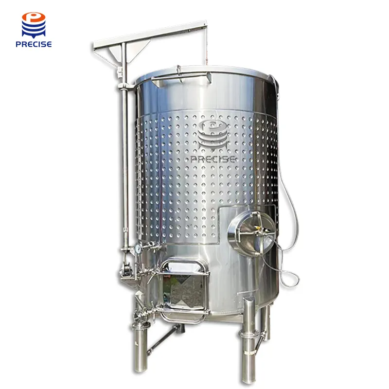 Fornitori open top fermentatori in giacca di vino acciaio inossidabile attrezzature Kombucha serbatoio a capacità variabile