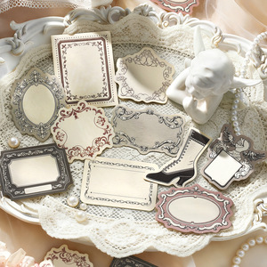 30 foglietti adesivi per scatola, serie Warm Words Old Dreams Third Bullet, quaderni artistici in rilievo, materiali decorativi - Product Image 1
