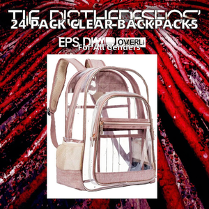 Mochilas Escolares Impermeables con Forro de PVC, Paquete de 24, Colores Surtidos, Cierre de Cremallera, Diseño de Letras, Asa Rígida, Unisex, 20L - Product Image 2