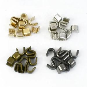 Meetee ZP003 10 # cremallera accesorios <span class=keywords><strong>de</strong></span> hardware DIY hecho a mano equipaje cierre <span class=keywords><strong>de</strong></span> cremallera <span class=keywords><strong>cola</strong></span> parada hebilla aleación en forma <span class=keywords><strong>de</strong></span> U cremallera cabeza tapón - Product Image 3