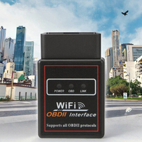 Lecteur de code OBD2 ELM 327 V2.1 de haute qualité, WIFI pour Android 12V, garantie 1 an, outil de diagnostic automobile électronique pour la plupart des voitures