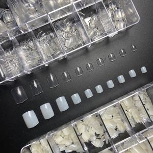 500 <span class=keywords><strong>Uñas</strong></span> Postizas Acrílicas Naturales/Blancas/Transparentes para Decoración <span class=keywords><strong>de</strong></span> Manicura, Herramientas <span class=keywords><strong>de</strong></span> Belleza para <span class=keywords><strong>Uñas</strong></span> <span class=keywords><strong>de</strong></span> los Pies - Product Image 2