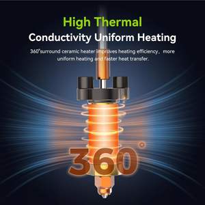 Kit de bloc chauffant en céramique Creality K2 Plus, résistant aux hautes températures jusqu'à 350C, pour imprimante 3D - Product Image 3