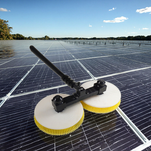 Robot de nettoyage professionnel à double tête pour panneaux solaires, étanche, pour le lavage de panneaux photovoltaïques, adapté au nettoyage humide et à sec - Product Image 3