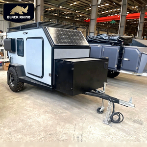 Mini <span class=keywords><strong>camping</strong></span>-car tout-terrain en aluminium Wohnwagen Camp Camper Trailers à vendre - Product Image 1