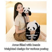 Coussin en peluche Panda Confortable et Doux, avec longues pattes, pour Enfants, Cadeau d'Anniversaire, Compagnon et Décoration d'Intérieur - Vente en Gros