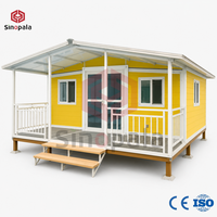 Maison préfabriquée moderne en conteneur de 20 pieds sur mesure avec conception démontable en kit pour appartement et bureau modernes