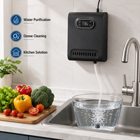 Générateur d'ozone numérique domestique O3 pour le lavage des fruits et légumes, le nettoyage des aliments de cuisine et le traitement de l'eau
