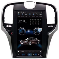 Radio Multimedia con Pantalla Vertical Tesla de 13.3 Pulgadas y Android 9.0 para Chrysler 300C 2013-2019, Reproductor de Video, GPS, Navegación