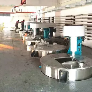 Tipo de plataforma Dispersor de pintura Champú Homogeneizador Mezclador 2000L Vacío industrial Tanque de mezcla de acero inoxidable con agitador