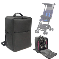 Sac de transport et de rangement en tissu Oxford pour poussette, sac à dos pour accessoires de poussette