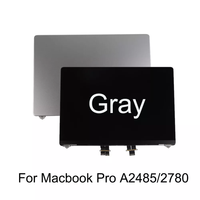 Écran LCD pour ordinateur portable 16 pouces pour MacBook Pro M1 M2 M3 A2485 EMC 3651 A2780 EMC 8103 Assemblage d'écran LCD 661-21968 2021 2023 Gris sidéral