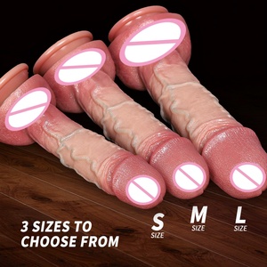 Últimos modelos de Dildos: Dildos metálicos manuales pequeños y largos para lesbianas, Mini Monsterdildo, Moldes, Normal Packer, Pantom para mujeres-LM-B501-3-L - Product Image 5