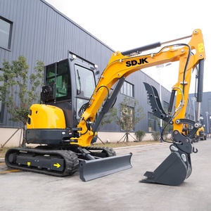 Mini Excavadora China con Certificación CE y EPA, 3.5 Toneladas, Motor Kubota, Nueva Excavadora de Cadenas, Miniexcavadora Compacta, Miniexcavadora Usada para Granja - Product Image 4