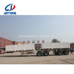 Aolong Trailer Tandem <span class=keywords><strong>Dolly</strong></span> 3 AS 20 Kaki, Container Interlink Truk Trailer Skeleton Super Link Semi Trailer - Product Image 2