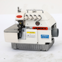 JK737 Machine à coudre à surjet semi-automatique à grande vitesse Tissu de vêtement industriel neuf avec point noué avec moteur