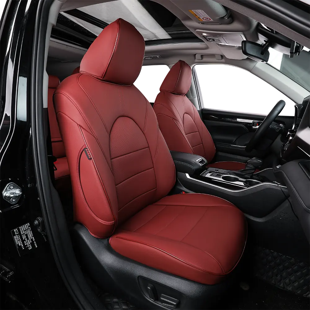 EKR wholesale durable custom car seat covers waterproof leather car seat covers Toyota Highlander RAV4 Camry CHR