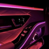 Éclairage intérieur et d'ambiance pour Mercedes Classe S W223 2021-2025 - Lumière d'ambiance de voiture - 64 couleurs - Tweeter rotatif 4D en acrylique