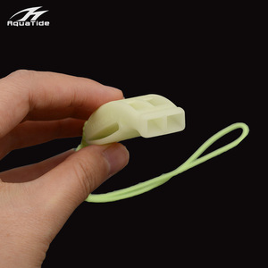 Sifflet de survie AquaTide à double fréquence, lumineux dans le noir, équipement de sécurité d'urgence pour l'extérieur, léger, en matériau PP - Product Image 4
