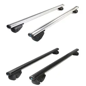 Rack universal para bagagem de carro, barra transversal universal para carros, suv, fora da estrada, caixa de viagem, cremalheira para teto com fechadura