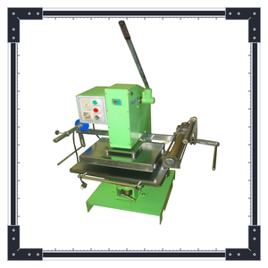 High Pressure Manual Precision Hot Stamping Machine for Leather Wallets Bags Belts Logo Embossing and Foil Printing - Product Image 1
