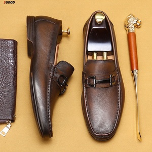 Nouvelles Chaussures Formelles Britanniques Décontractées de Luxe pour Hommes, en Cuir Oxford, Fabriquées à la Main, Imperméables, Amortissantes, Antidérapantes, Intemporelles, à Enfiler - Product Image 5